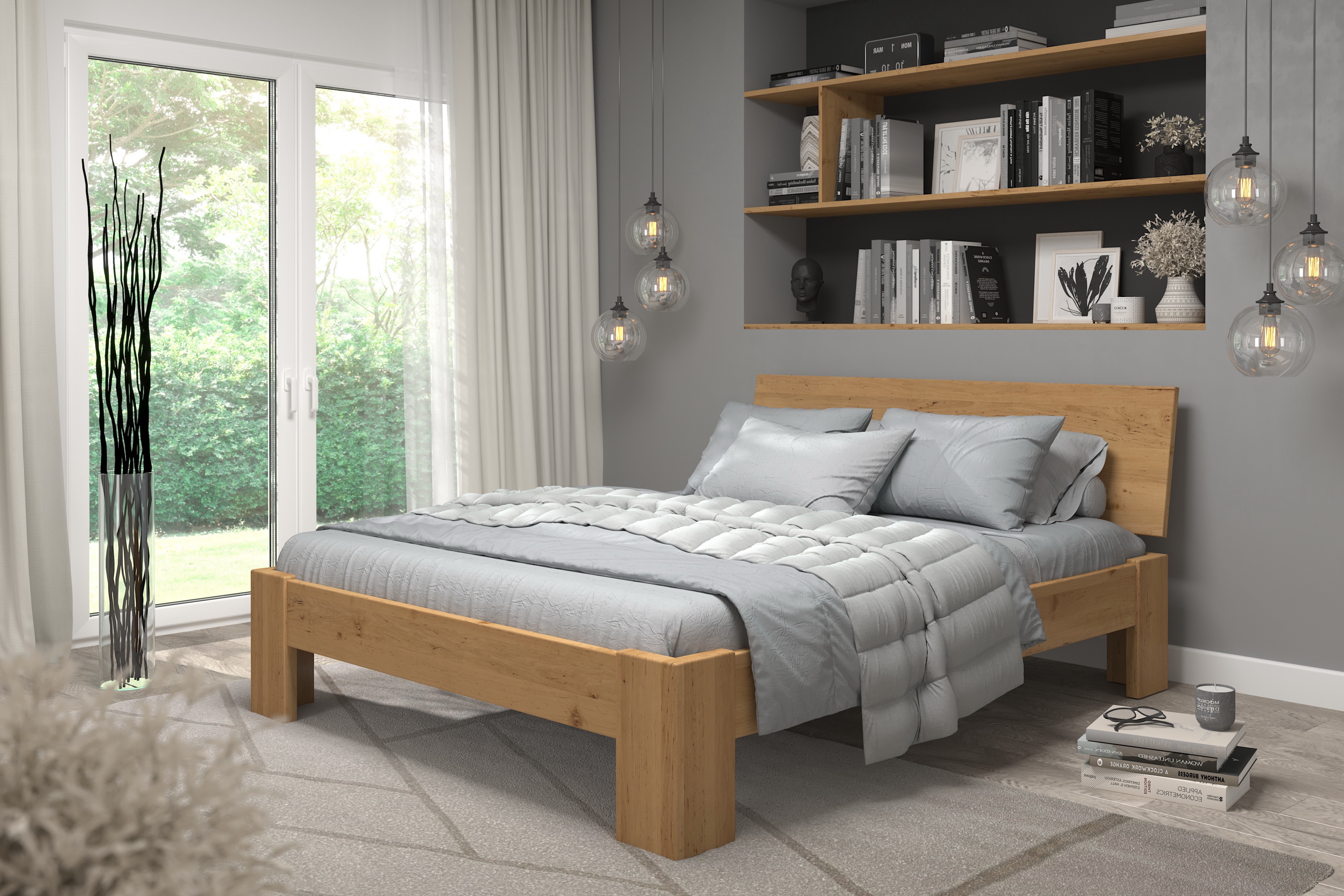 Materace, łóżka do sypialni oraz meble drewniane wykonujemy na każdy wymiar. (np. 95x193, 145X215 itp.) 